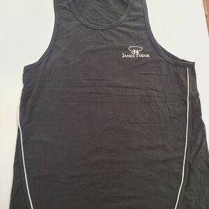 James Tudor Black Men's Tank Top Large